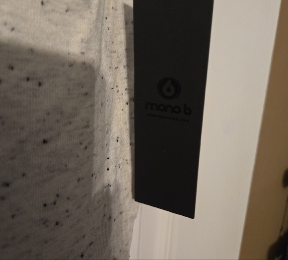 Speckled Gray Short Sleeve Sweatshirt - Picture 3 of 4